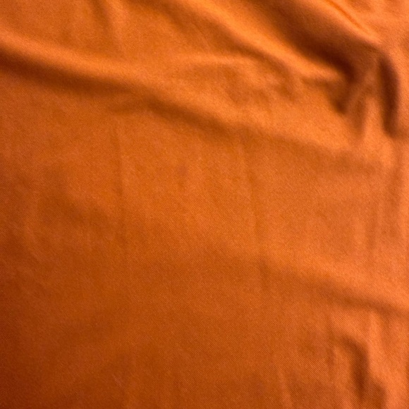 Orange Sleeveless Halter Maxi Gown - Picture 6 of 8